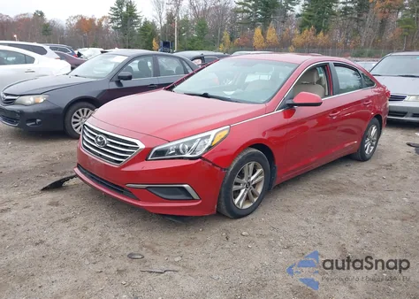 2017 Hyundai Sonata Se из США, поврежденный, VIN 5NPE24AF1HH458008